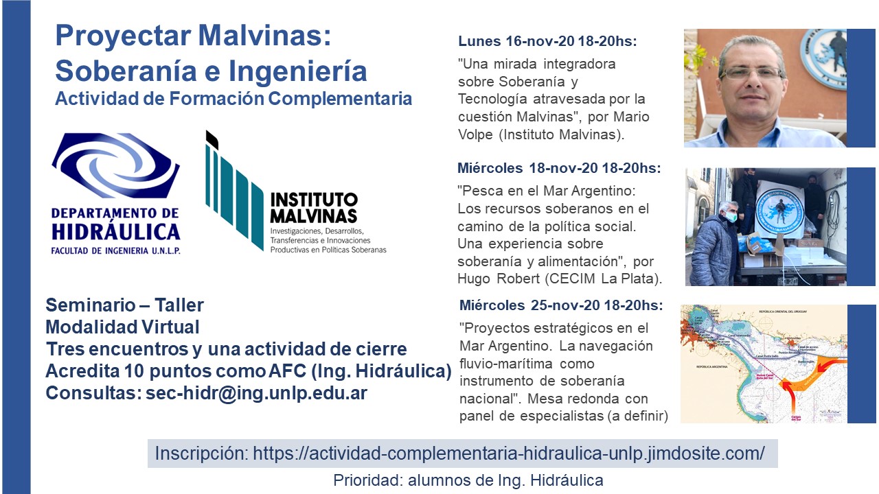 Seminario taller «Proyectar Malvinas: Soberanía e Ingeniería»